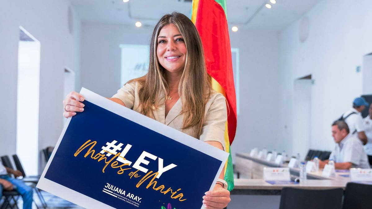 Pasa segundo debate proyecto de Juliana Aray sobre la cultura y economía de los Montes de María