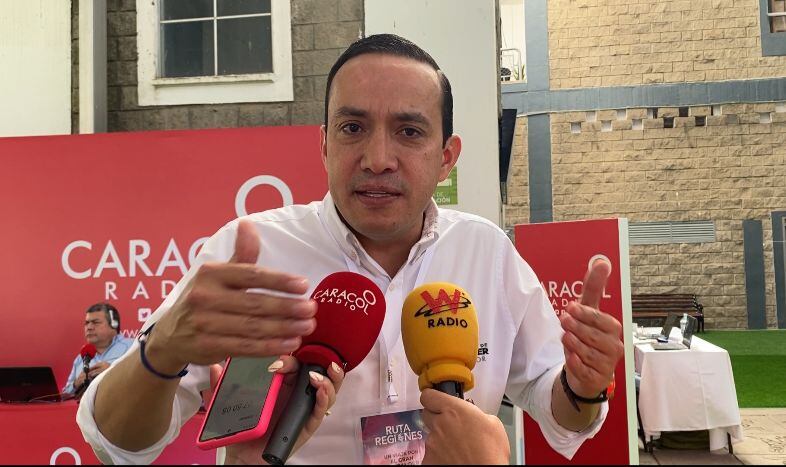 Mauricio Aguilar, Gobernador de Santander. Foto: W Radio