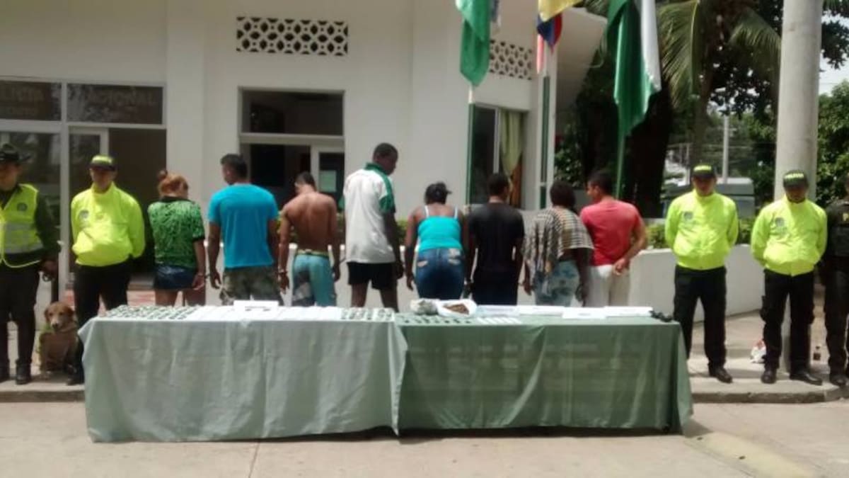Capturadas ocho personas por microtráfico de drogas en Puerto Boyacá