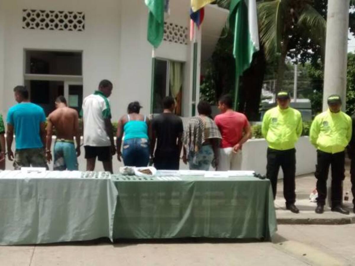 Capturadas ocho personas por microtráfico de drogas en Puerto Boyacá