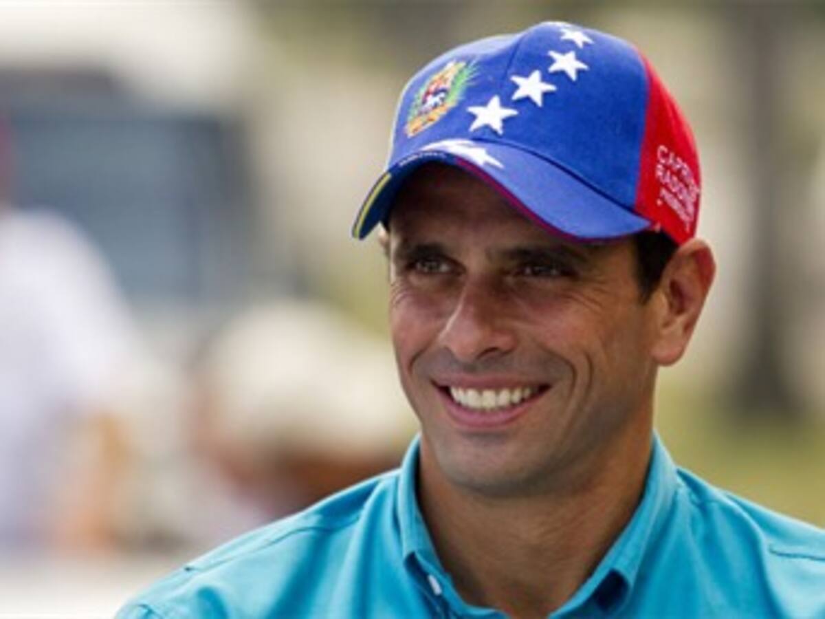 Maduro "representa el hundimiento de Venezuela": Capriles
