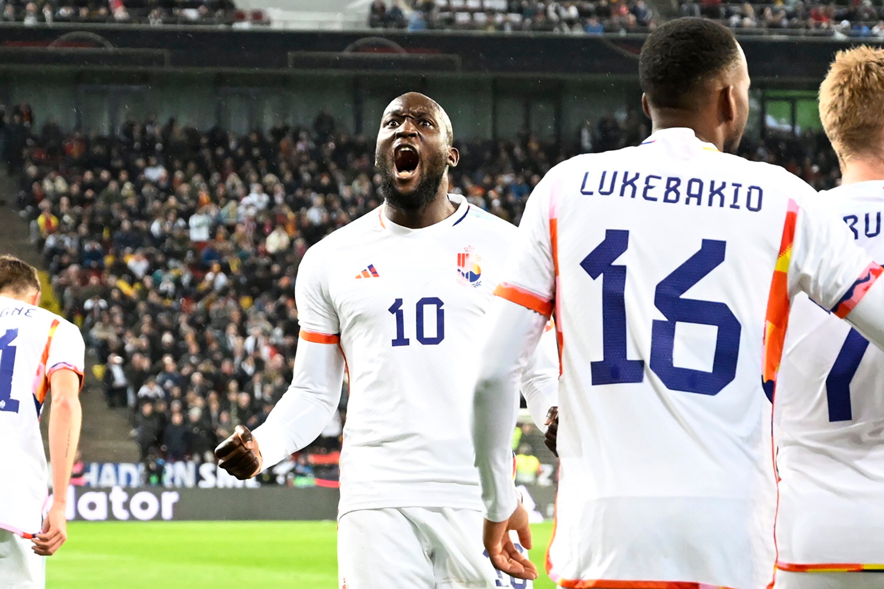 Romelu Lukaku, figura en la victoria de Bélgica ( Photo by Vincent Kalut / Photo News via Getty Images)