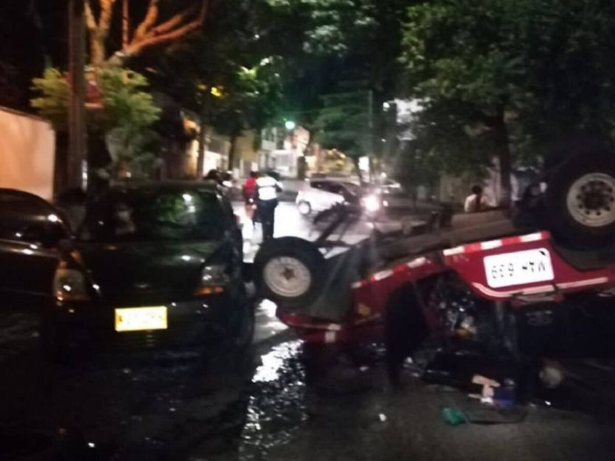 21 personas lesionadas en accidente múltiple en el oeste de Cali