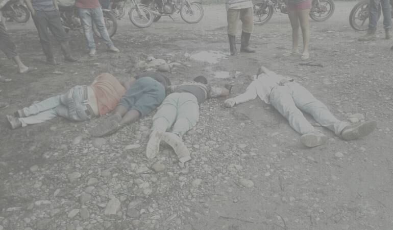 Las víctimas están sin identificar.