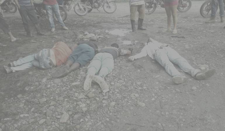 Las víctimas están sin identificar.