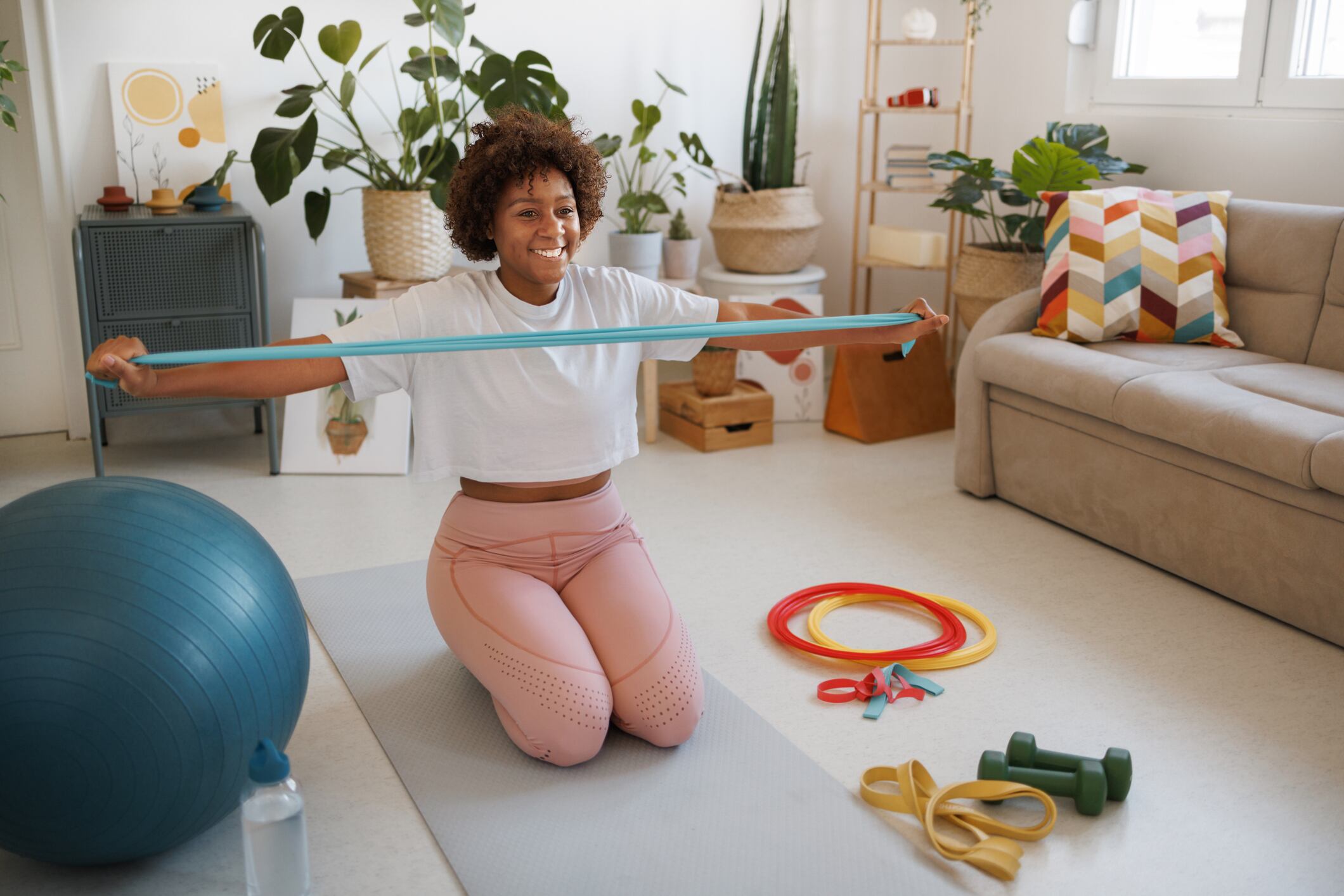 Persona practicando ejercicios / Getty