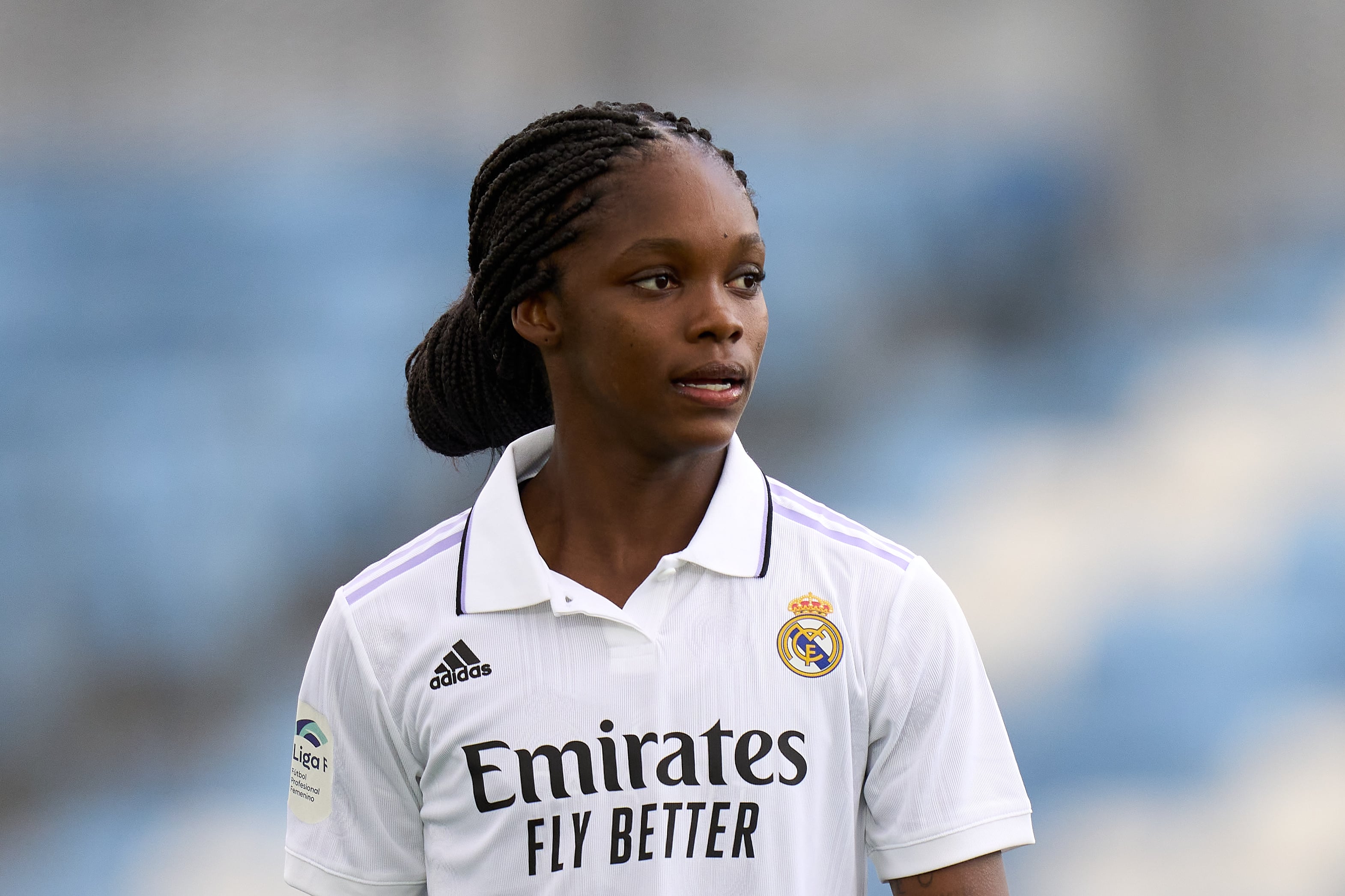 Linda Caicedo, delantera colombiana del Real Madrid. (Photo by Angel Martinez/Getty Images)