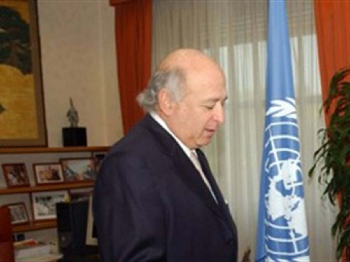 Sabas Pretelt, candidato único a la presidencia del Programa Mundial de Alimentos de la ONU