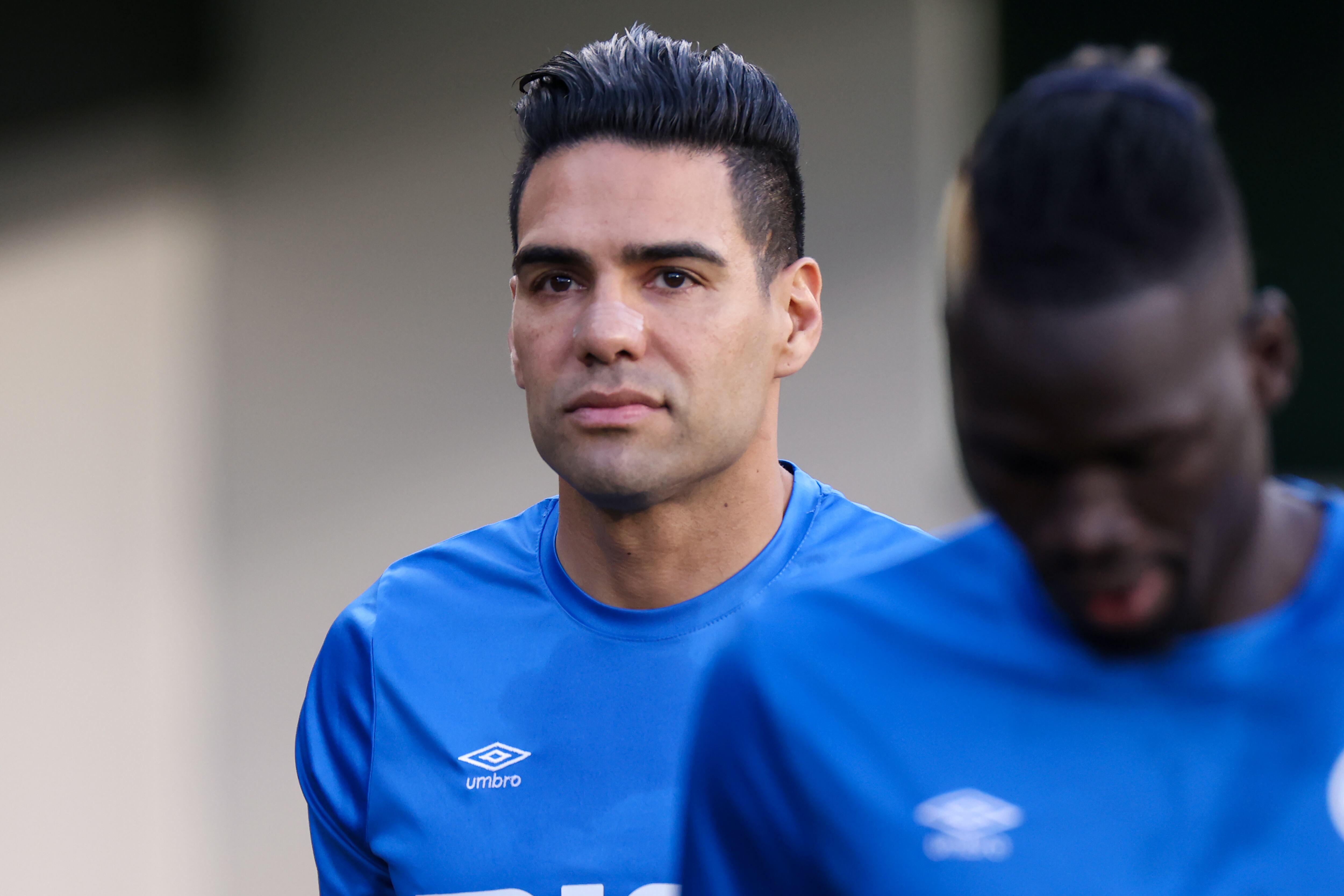 Radamel Falcao García, delantero del Rayo Vallecano. (Photo by: Jose Luis Contreras) (Photo by DAX Images/NurPhoto via Getty Images)