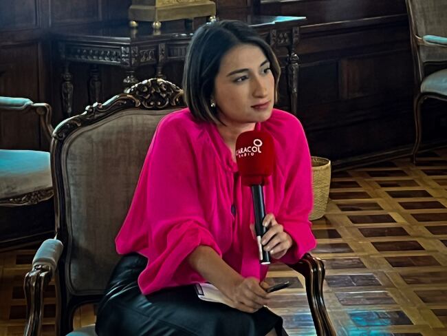 La canciller de Colombia Laura Sarabia.