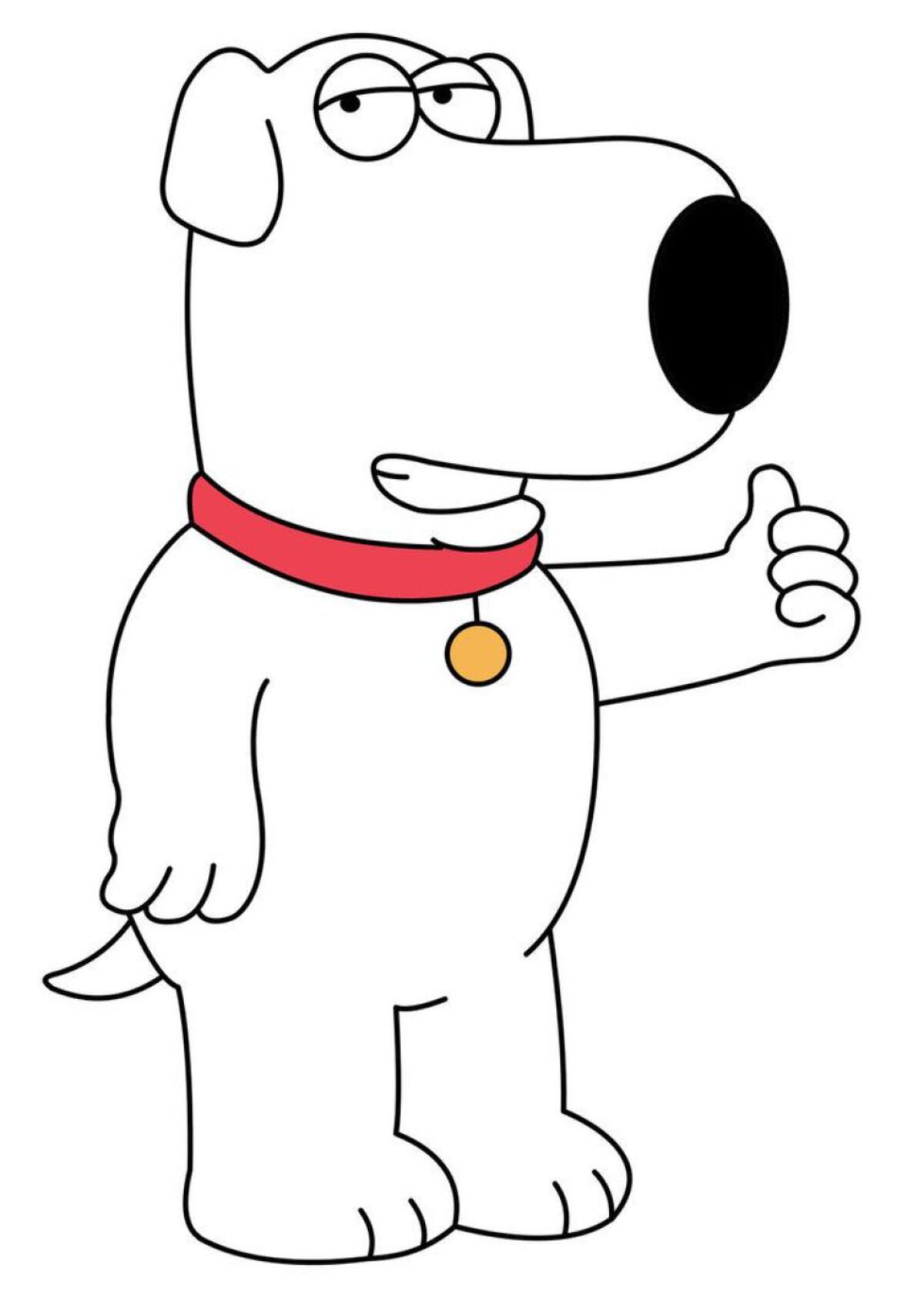 Brian Griffin, de la serie 'Padre de familia (Family Guy)'