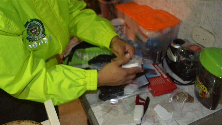 Desmantelan en Cali laboratorio urbano para procesar cocaína. Foto: Policia