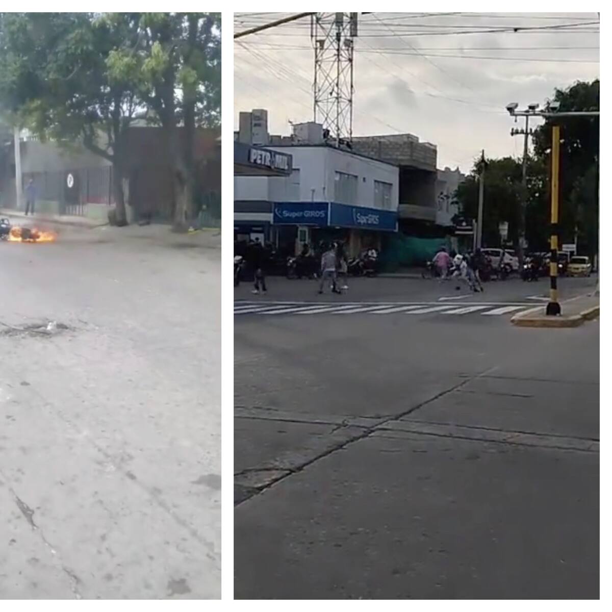 Presunto asesinato de mototaxista a manos de un policía provocó desmanes en Santa Marta