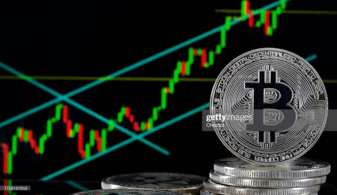 Bitcoin mercado alcista. Foto: Getty Images Europe. 