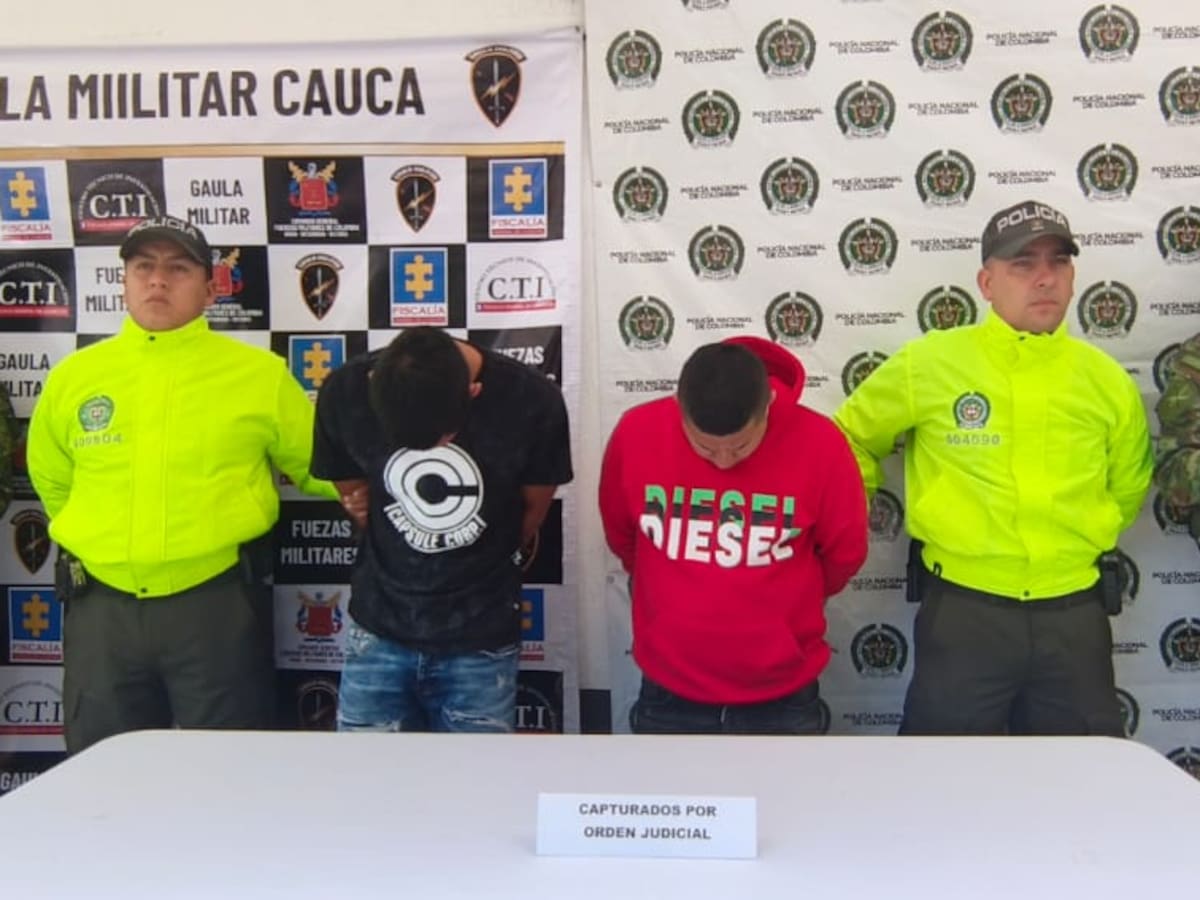 El Gaula Militar capturó a presuntos dinamizadores del secuestro y hurto de vehículos en el Cauca