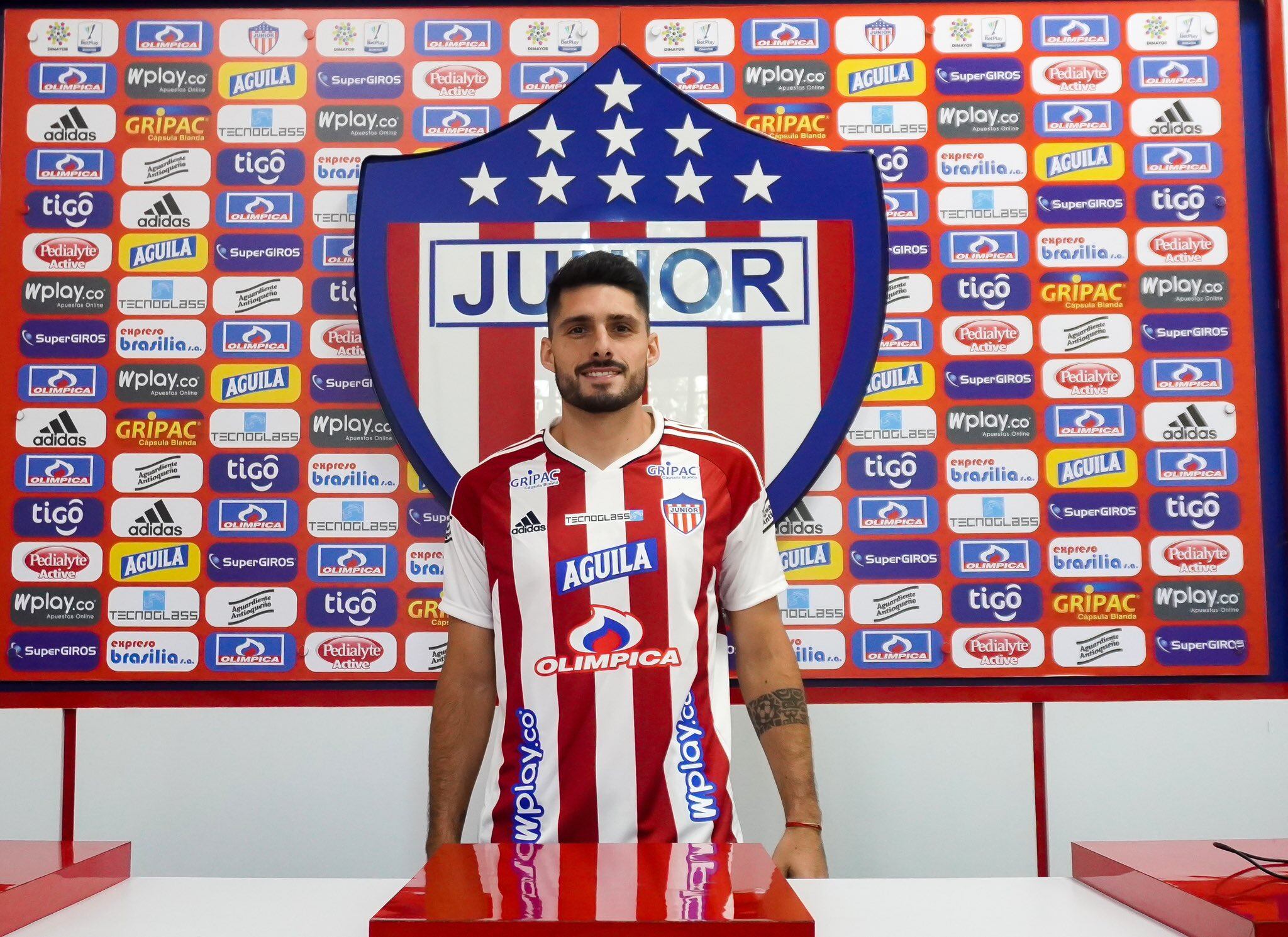 Federico Andueza, nuevo jugador del Junior / Twitter: @JuniorClubSA