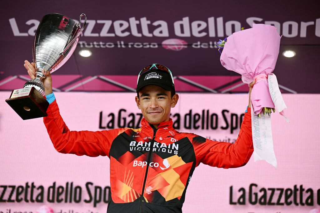 Santiago Buitrago ciclista colombiano ganador de la etapa 19 del Giro de Italia 2023