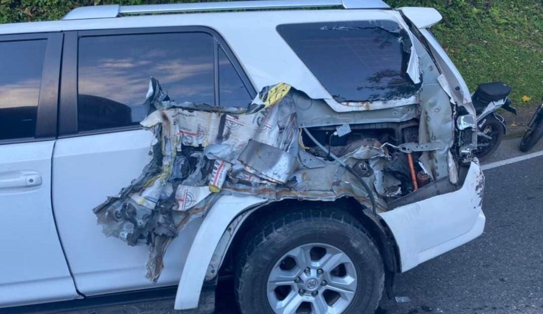 Accidente en el sector los Aragones