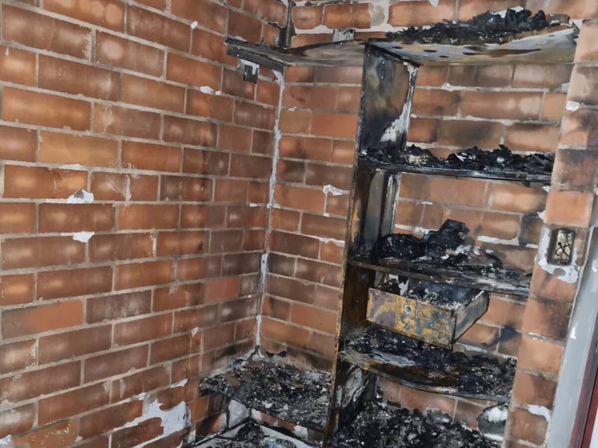 Incendio en Ibagué dejó cinco personas afectadas por la inhalación de humo