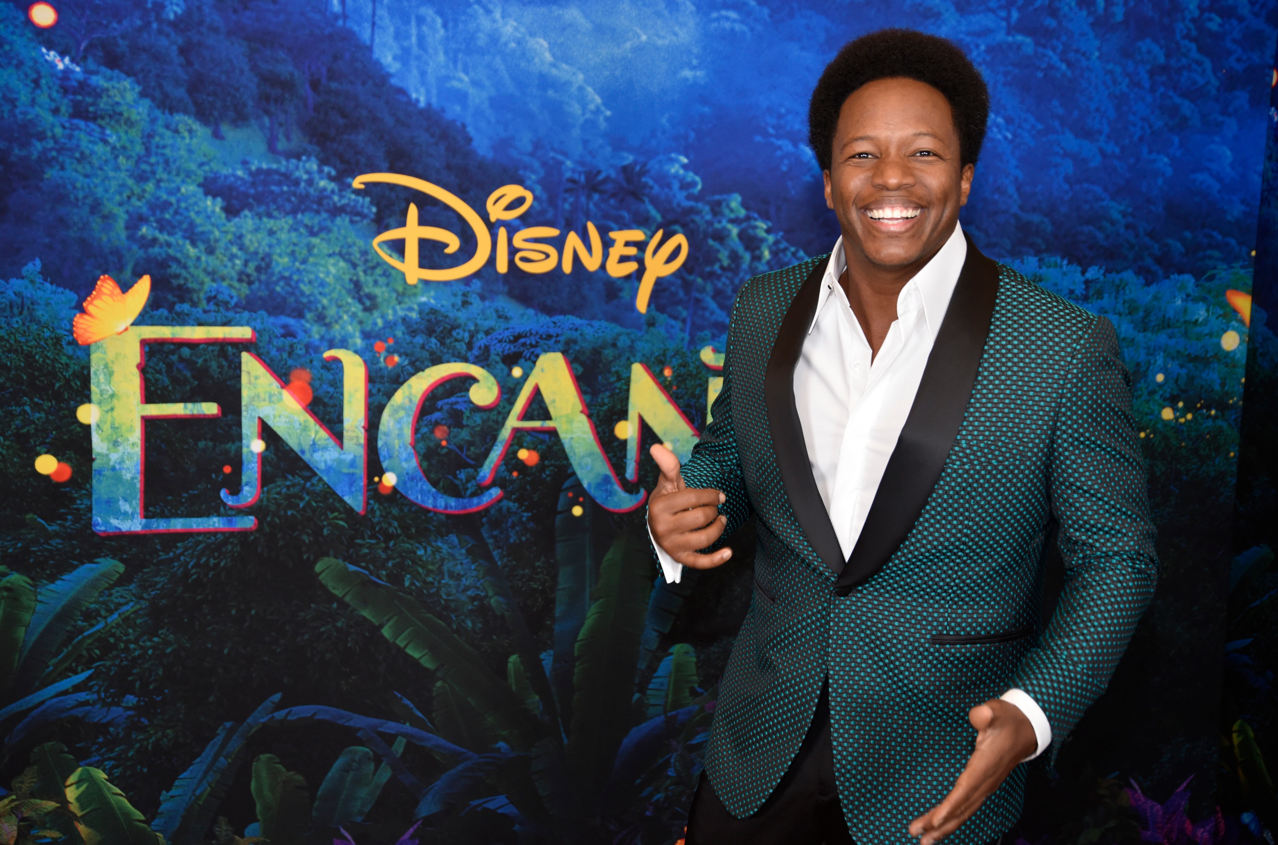 BOGOTA, COLOMBIA - NOVEMBER 22: Mauro Castillo voice talent gathering before the premiere of Walt Disney Animation Studios' Encanto at Teatro Colón on November 22, 2021 in Bogota, Colombia. (Photo by Guillermo Legaria/Getty Images for Disney)