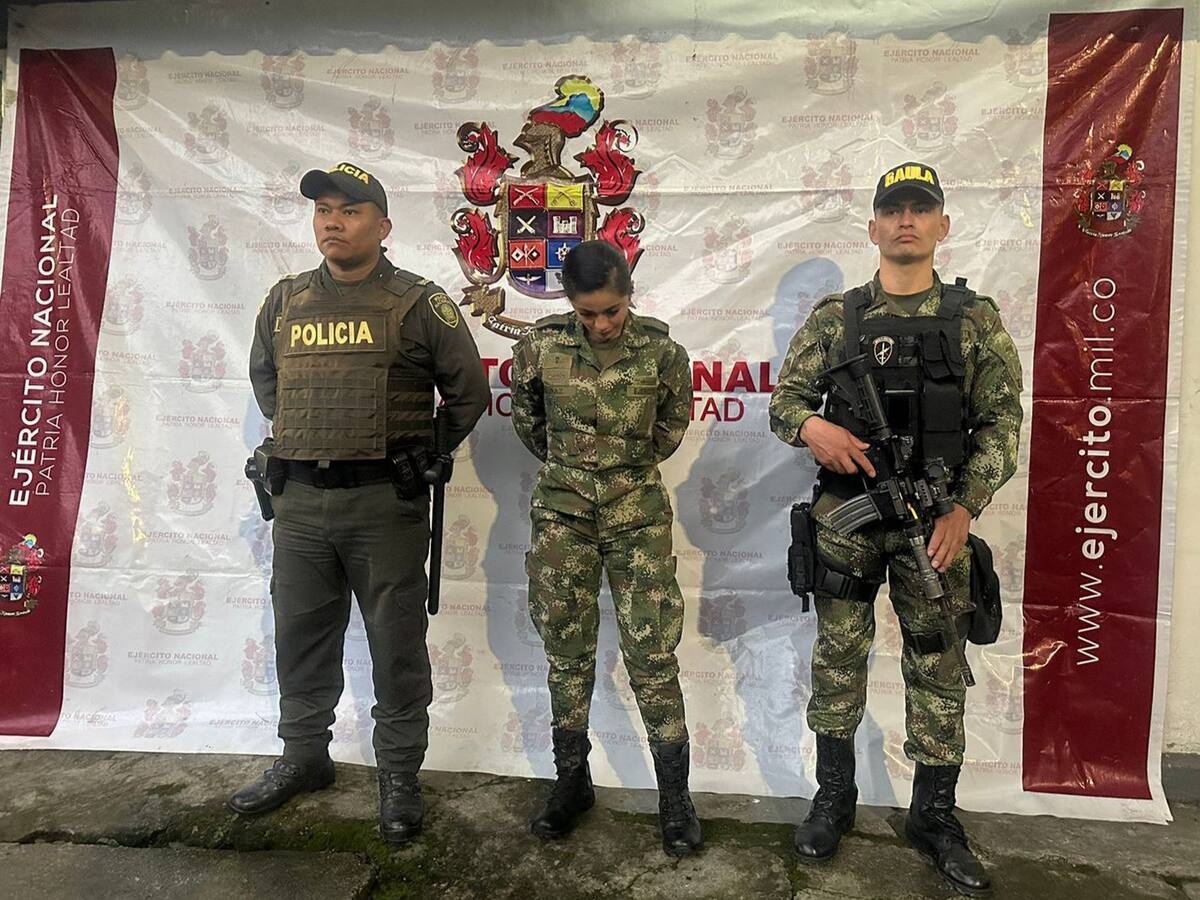 Capturan mujer que se presentaba como capitán del Ejército en Ibagué