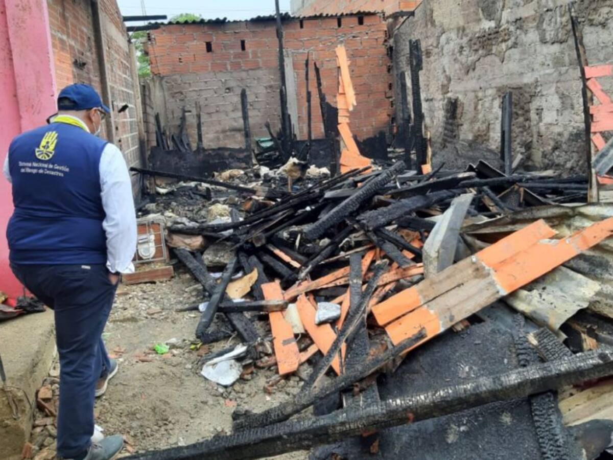 Autorizan beneficios de arriendo a víctimas de incendio en Cartagena