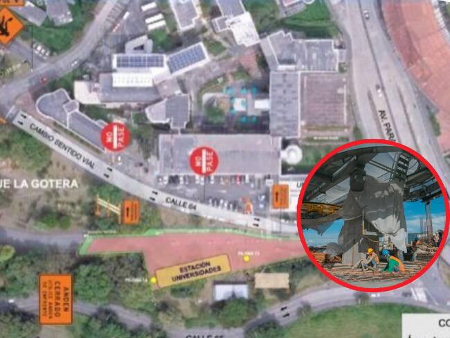 El cierre temporal de las calles durará 10 días.