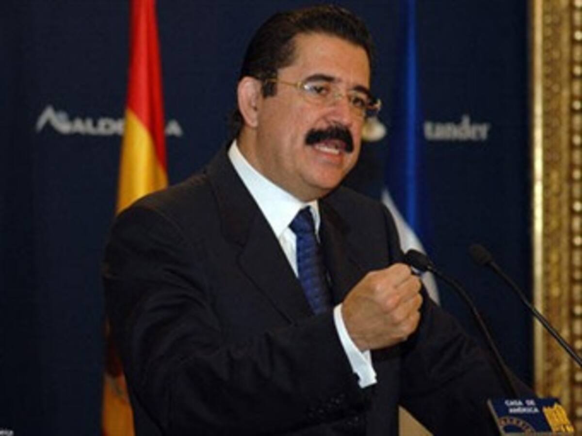 Zelaya impugnará las elecciones en Honduras