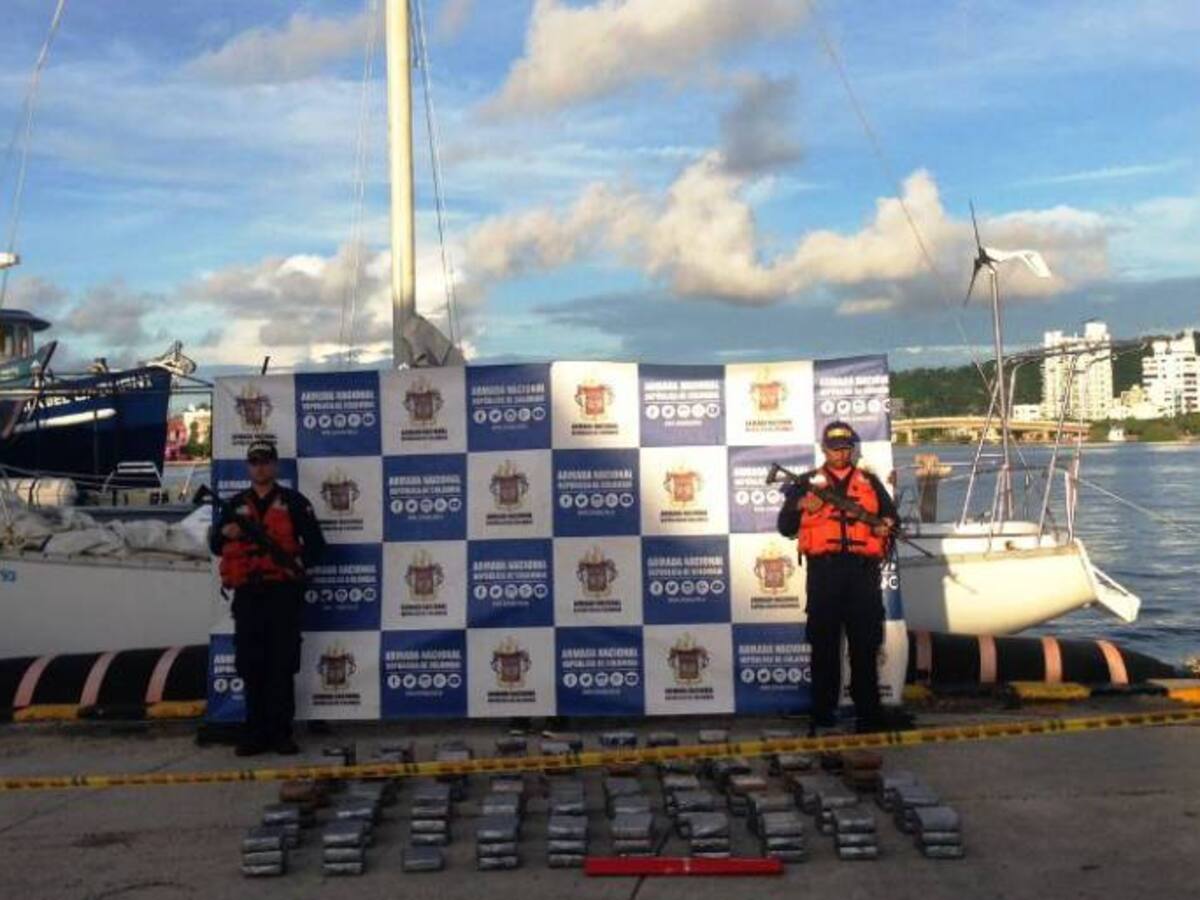 Armada Nacional y CTI hallan cocaína oculta en velero incautado en Cartagena