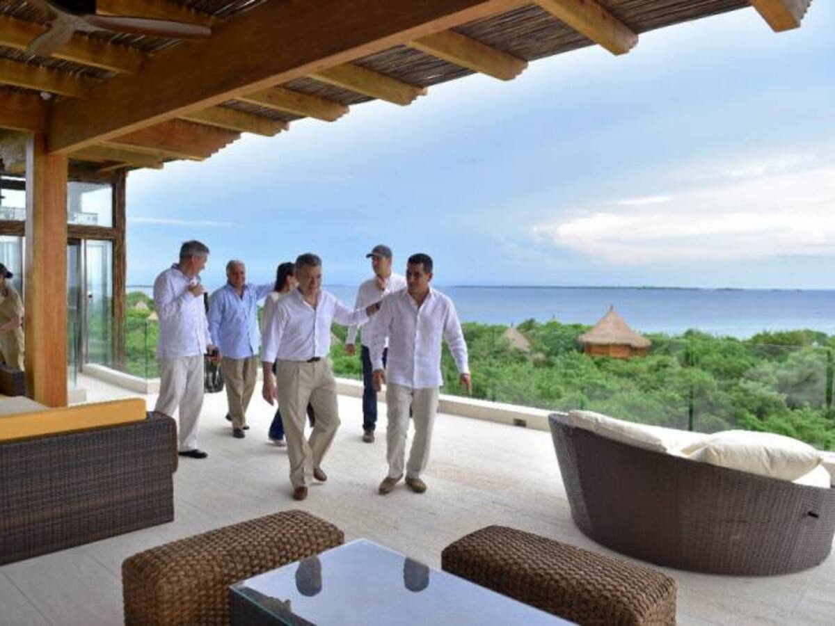 Hotel inaugurado por Santos en Barú amplía oferta turística en Cartagena