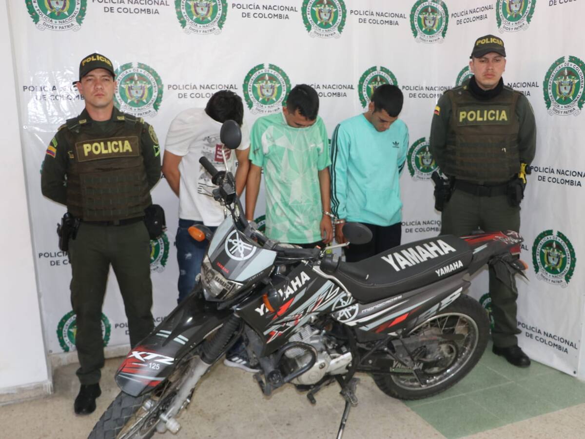 Capturan 4 delincuentes que hirieron a dos policías en el barrio Gaitán