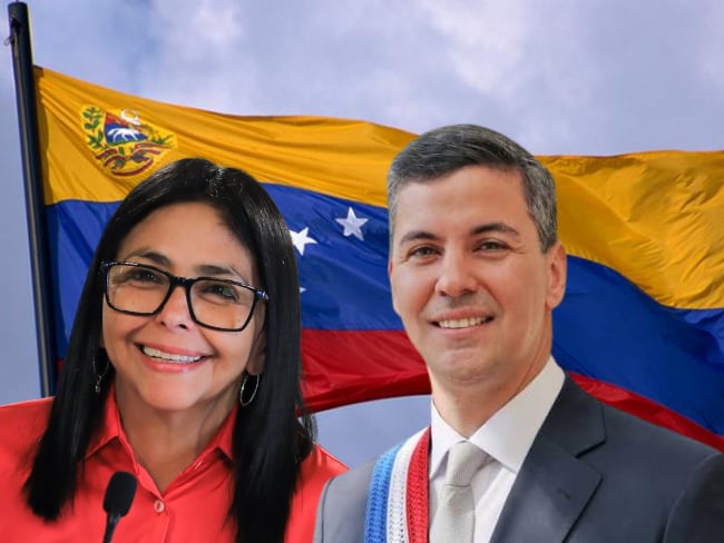 El presidente paraguayo llegó a Venezuela. 