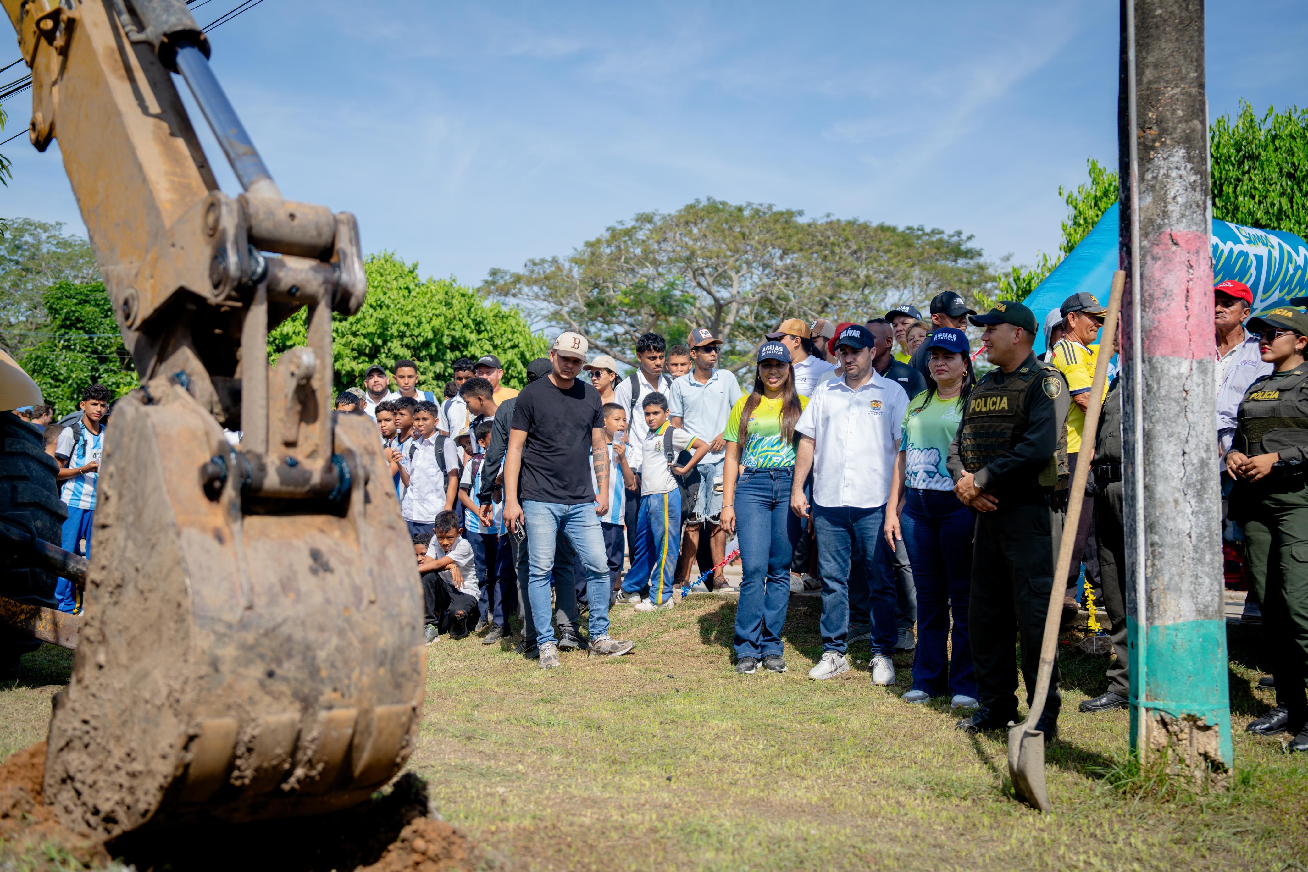 Gobernación de Bolívar inicia obra de optimización del acueducto de Margarita