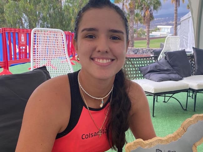 Camila Osorio, subcampeona del WTA 250 de Tenerife
