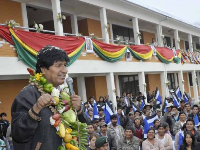 Evo Morales cumple 10 años en el poder.