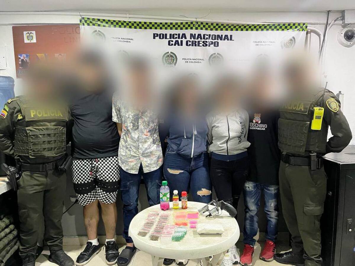 Capturados 5 integrantes de banda que entregaba drogas a domicilio en Cartagena