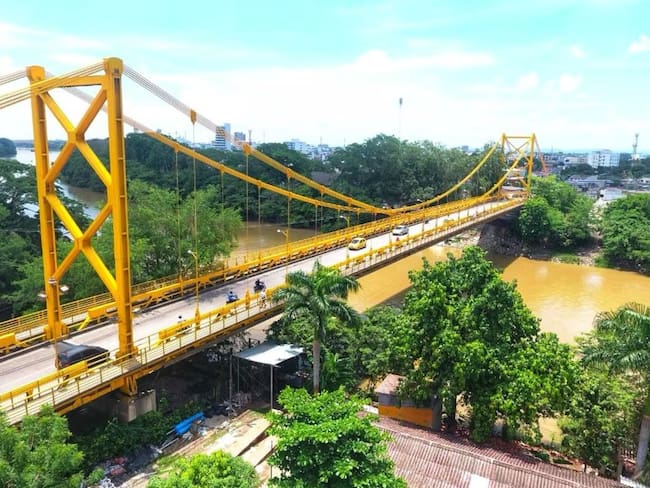 Puente Metálico de Montería. Foto: prensa Alcaldía de Montería.