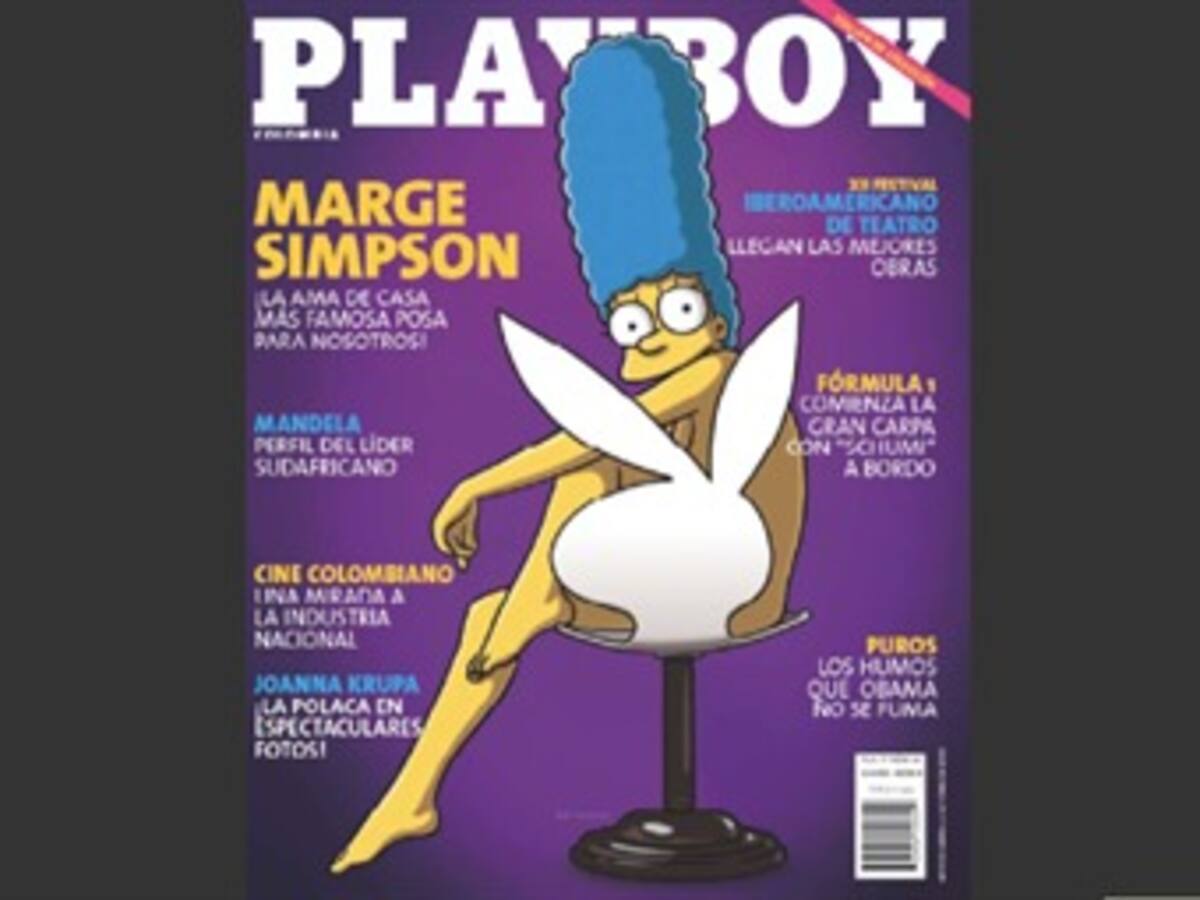Marge Simpson se desnuda para los colombianos