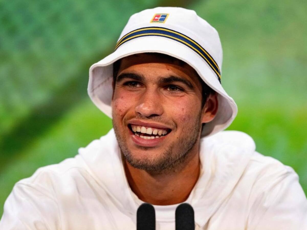 Carlos Alcaraz llega a Wimbledon en el trono del número uno del mundo