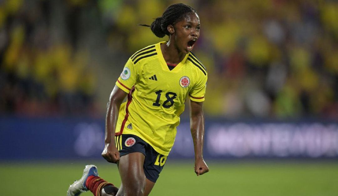 Linda Caicedo, futbolista de la Selección Colombia