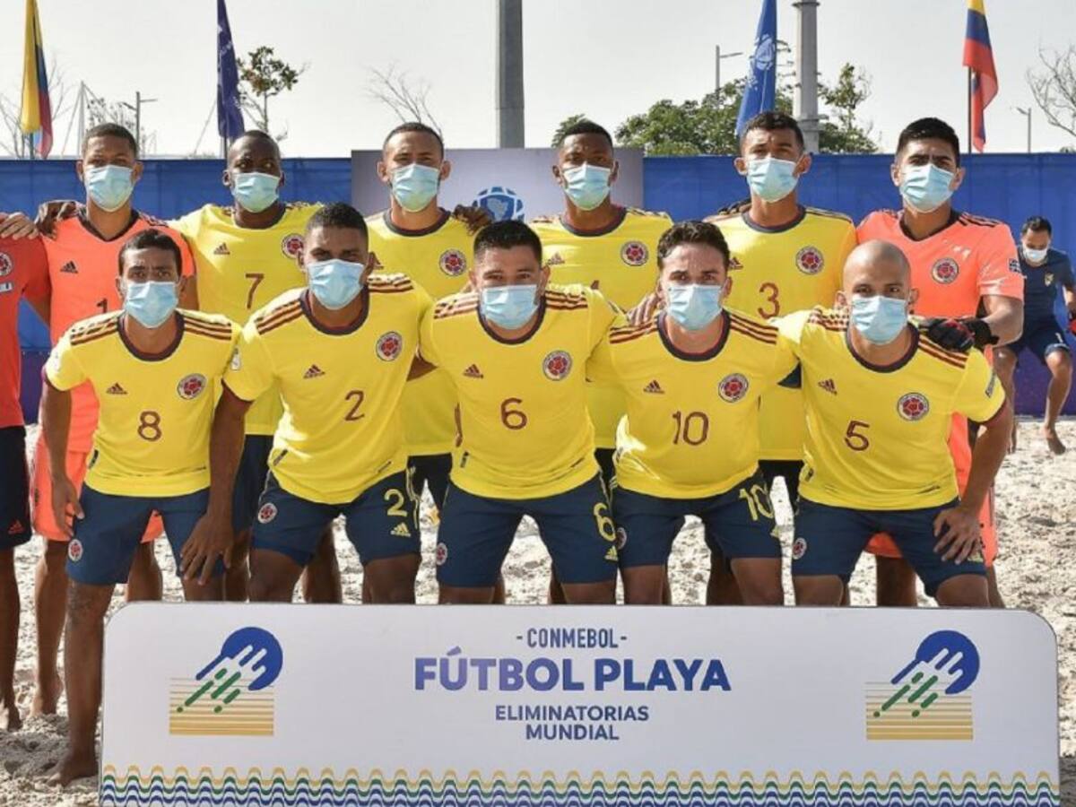 Selección Colombia de fútbol playa se quedó ad portas de ir al Mundial