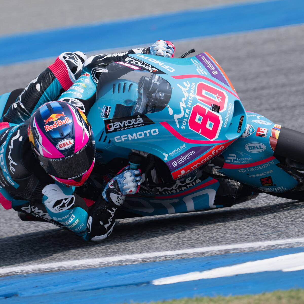 Video: David Alonso sufrió un fuerte accidente en la primera carrera de la temporada de Moto2