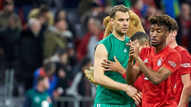 Manuel Neuer y Kingsley Coman