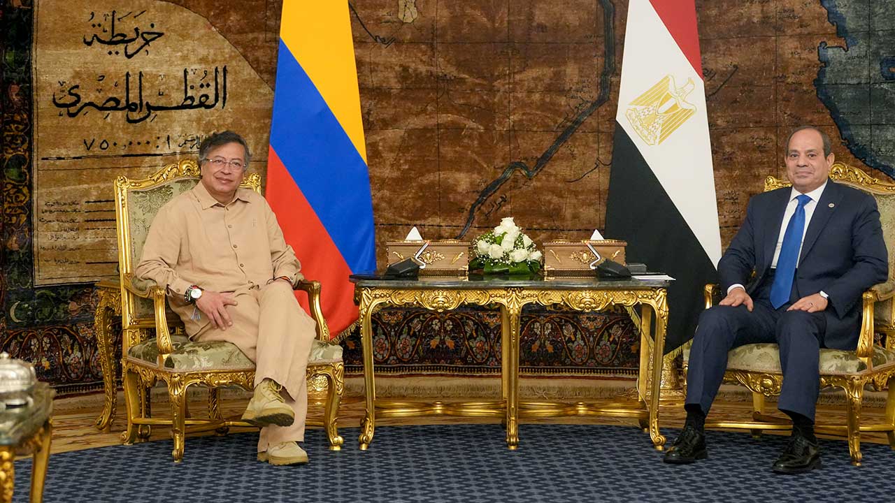Presidente Petro anunció que Colombia apoyará a Egipto y países mediadores en el esfuerzo de lograr la paz en Palestina