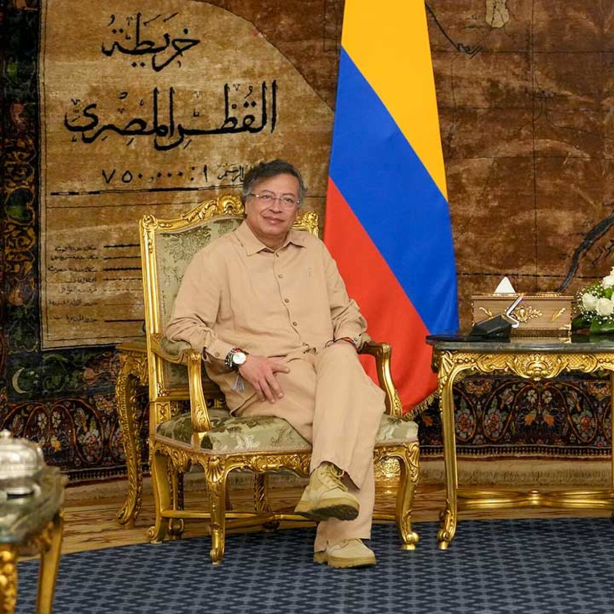 Petro ofreció al presidente de Egipto, ayudar como mediador por la paz en Palestina