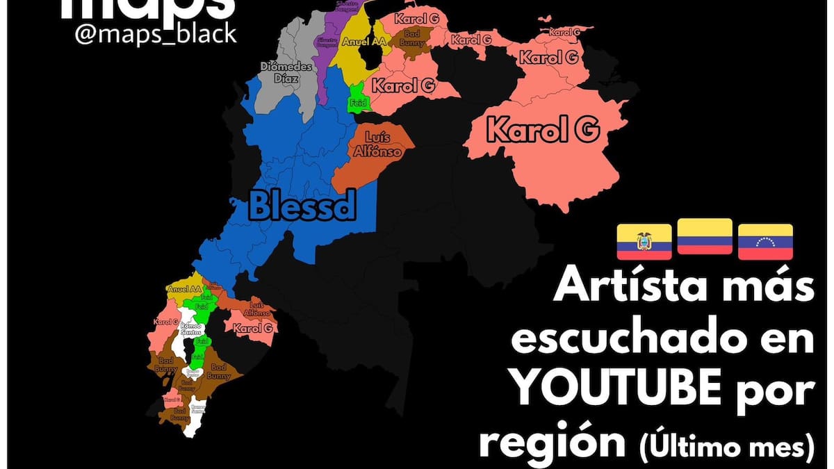 Blessd es uno de los artistas más escuchados en Colombia