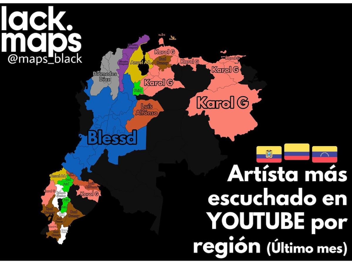 Blessd es uno de los artistas más escuchados en Colombia