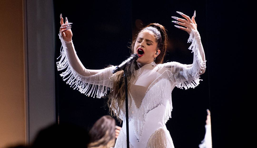 La cantante Rosalia  en los GRAMMY Awards 