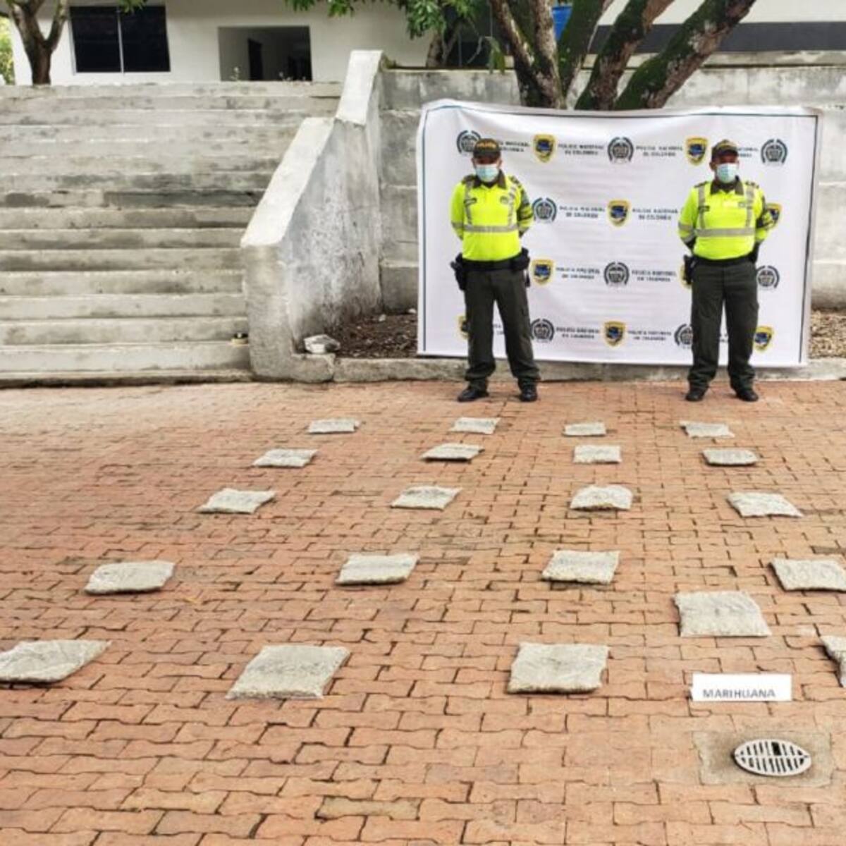 Decomisados 50 kilos de marihuana en cercanías a La Dorada