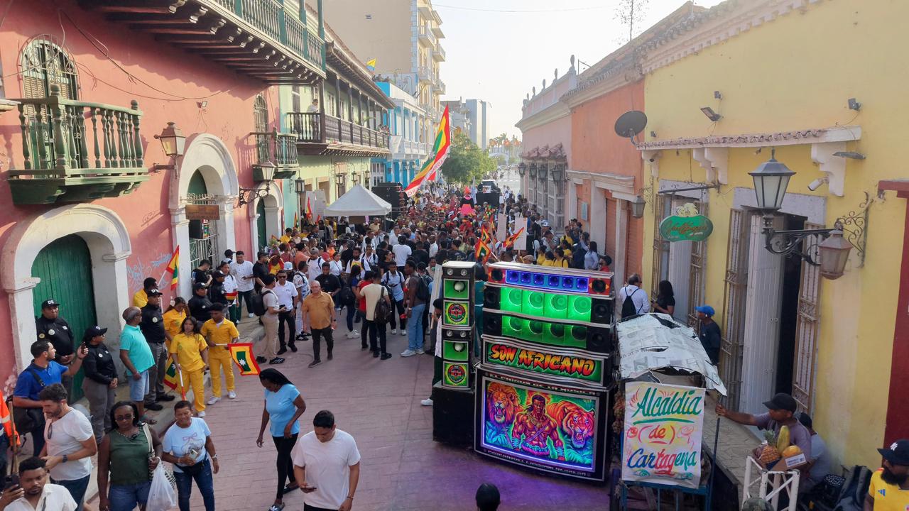 Calle de la Media Luna en Getsemaní. // Alcaldía de Cartagena